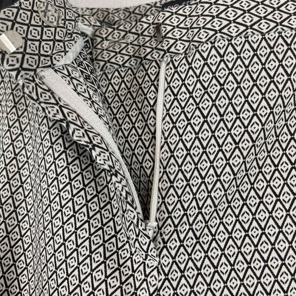 Mario Serrani Italy Women Stretch Geometric High Rise Print Pants Size 12 - Picture 6 of 7